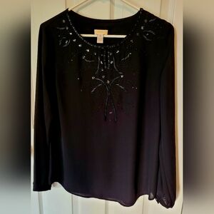 Chico's Beaded Blouse